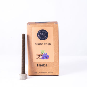 Herbal Charcoal-Free Dhoop Sticks | 150 GM (Approx. 50 Cones)